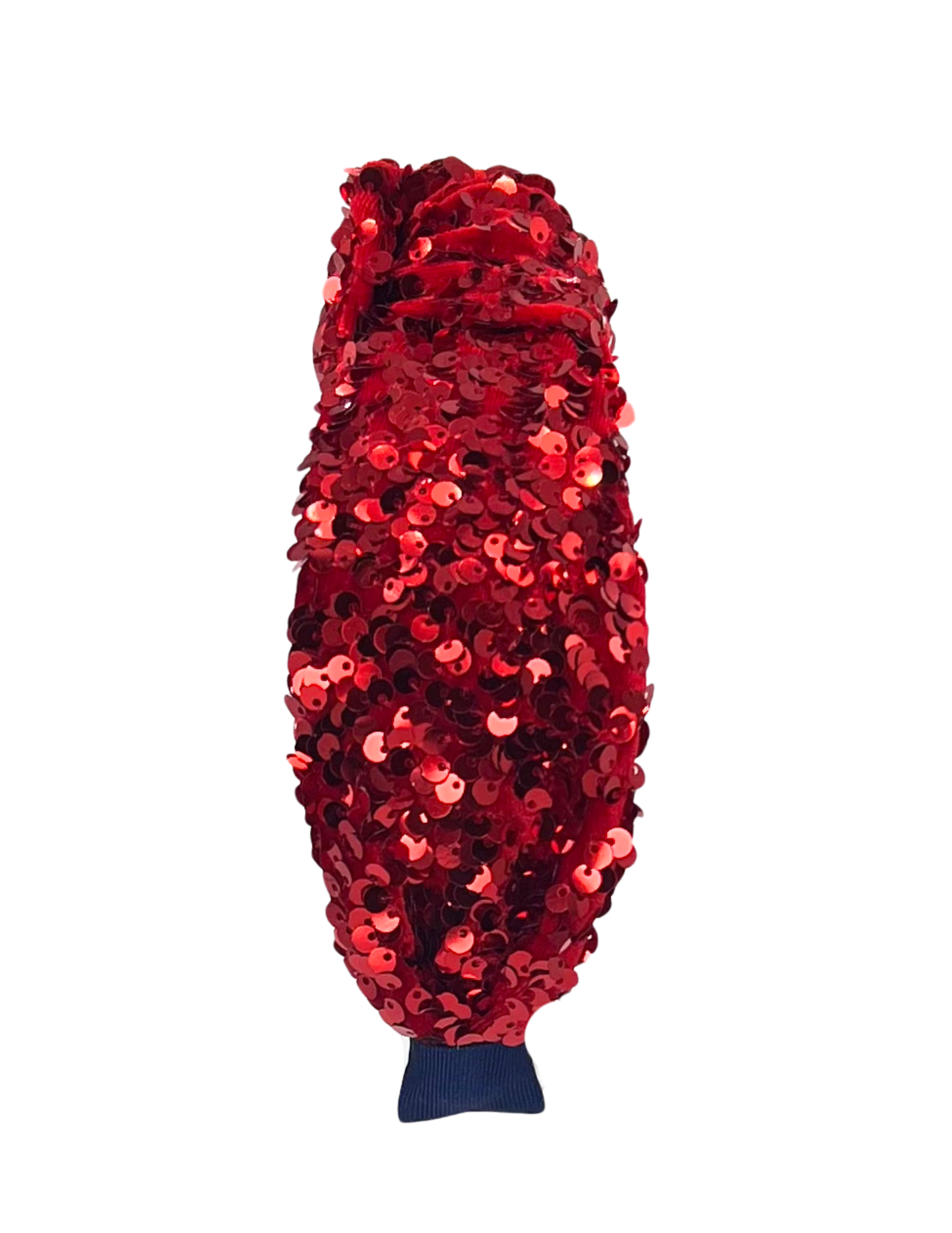 Red Sequin on Velvet
