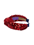 Load image into Gallery viewer, Red Sequin on Velvet