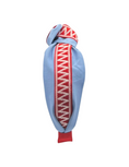 Load image into Gallery viewer, Red and White Zigzag Ribbon on Powder Blue