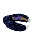 Load image into Gallery viewer, Navy Sequin on Velvet