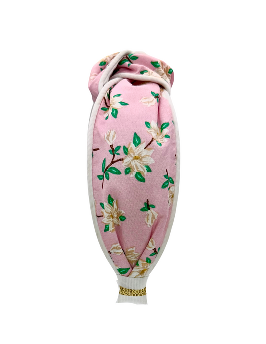 Soft Pink Magnolias with White Piping