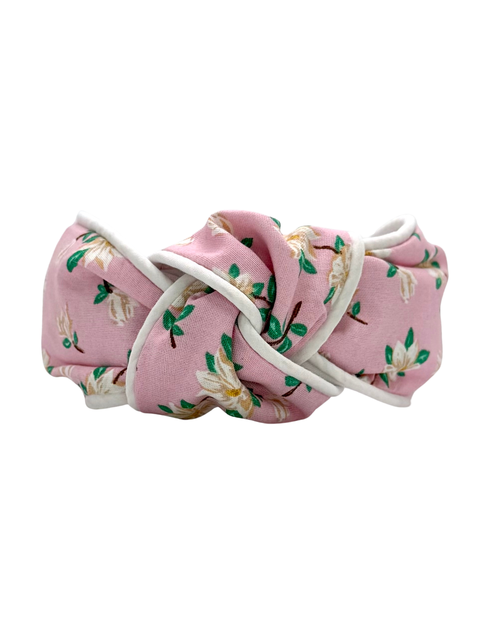 Soft Pink Magnolias with White Piping