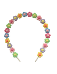 Load image into Gallery viewer, Flower Beaded Headband