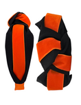 Load image into Gallery viewer, Orange Velvet Ribbon on Black