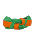Load image into Gallery viewer, Orange Ribbon on Green
