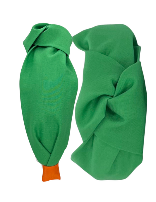 Kelly Green with Orange tips