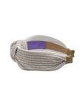 Load image into Gallery viewer, Khaki Seersucker with white Piping