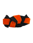 Load image into Gallery viewer, Orange Velvet Ribbon on Black