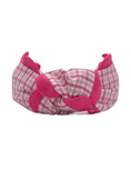 Load image into Gallery viewer, Jumbo Pink Scallop on Pink Gingham