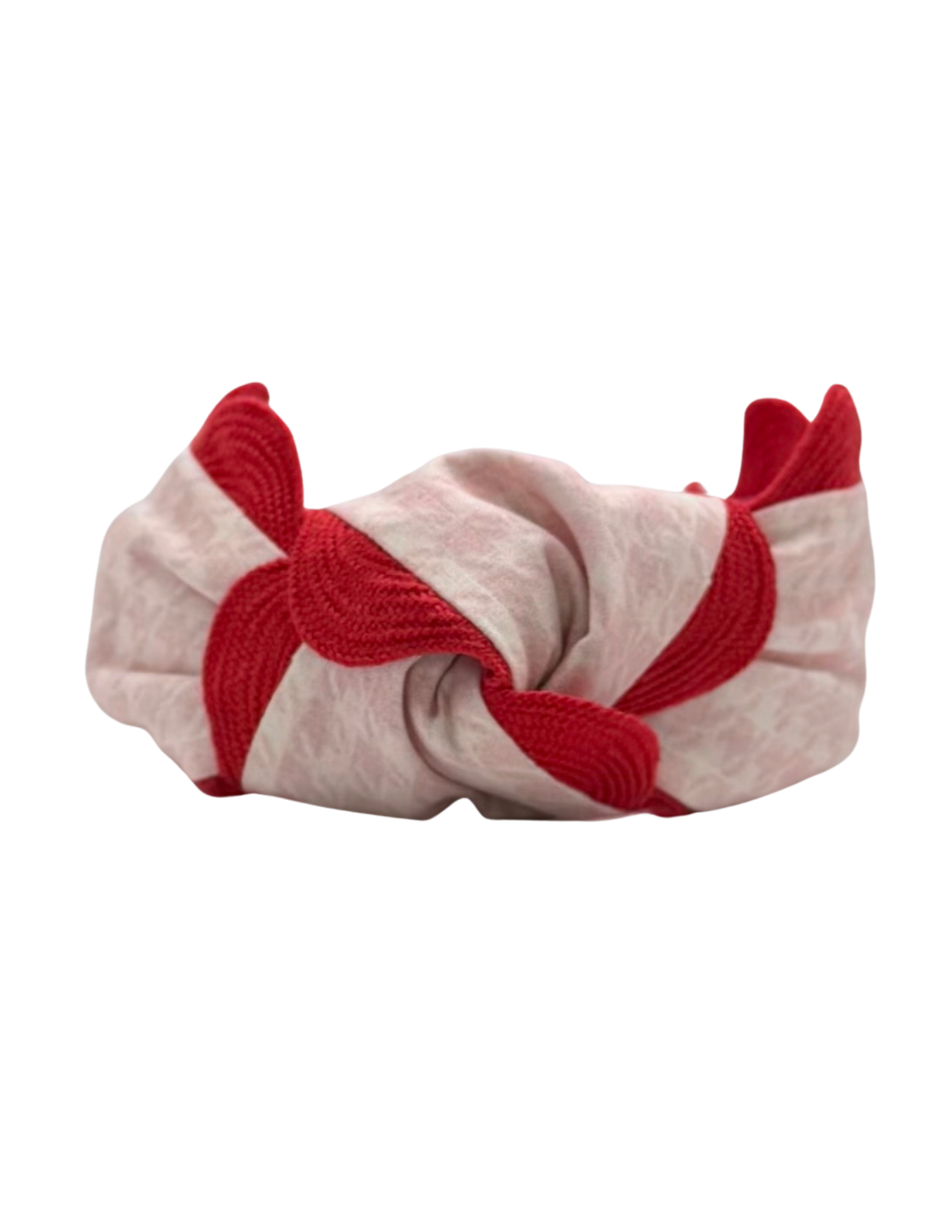 Jumbo Red Scallop on Houndstooth