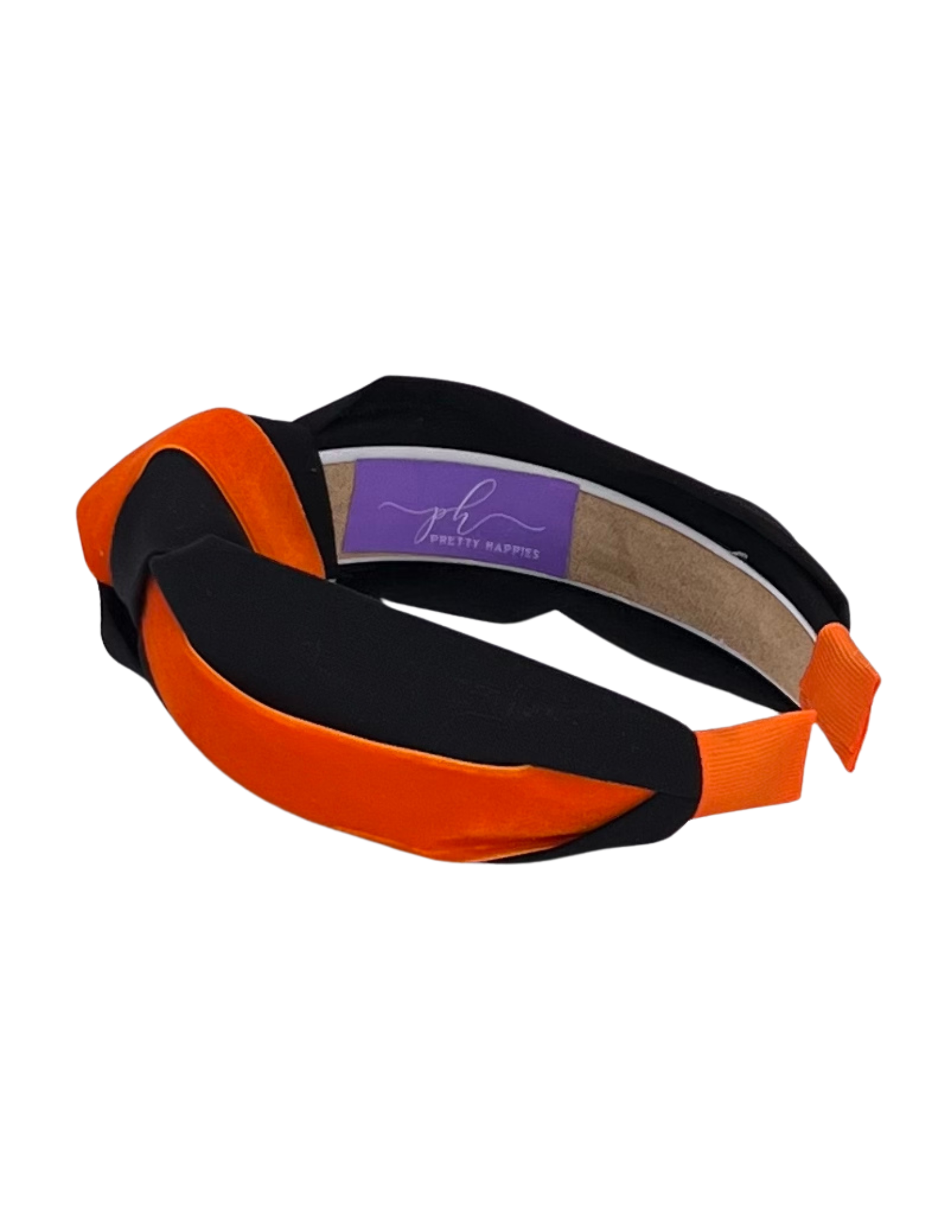 Orange Velvet Ribbon on Black