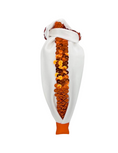 Load image into Gallery viewer, Orange Sequin on White