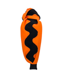 Load image into Gallery viewer, Black Ric Rac on Orange