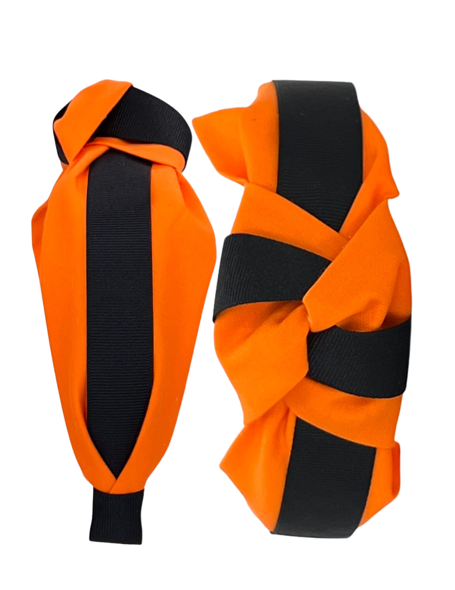 Black Velvet Ribbon on Orange
