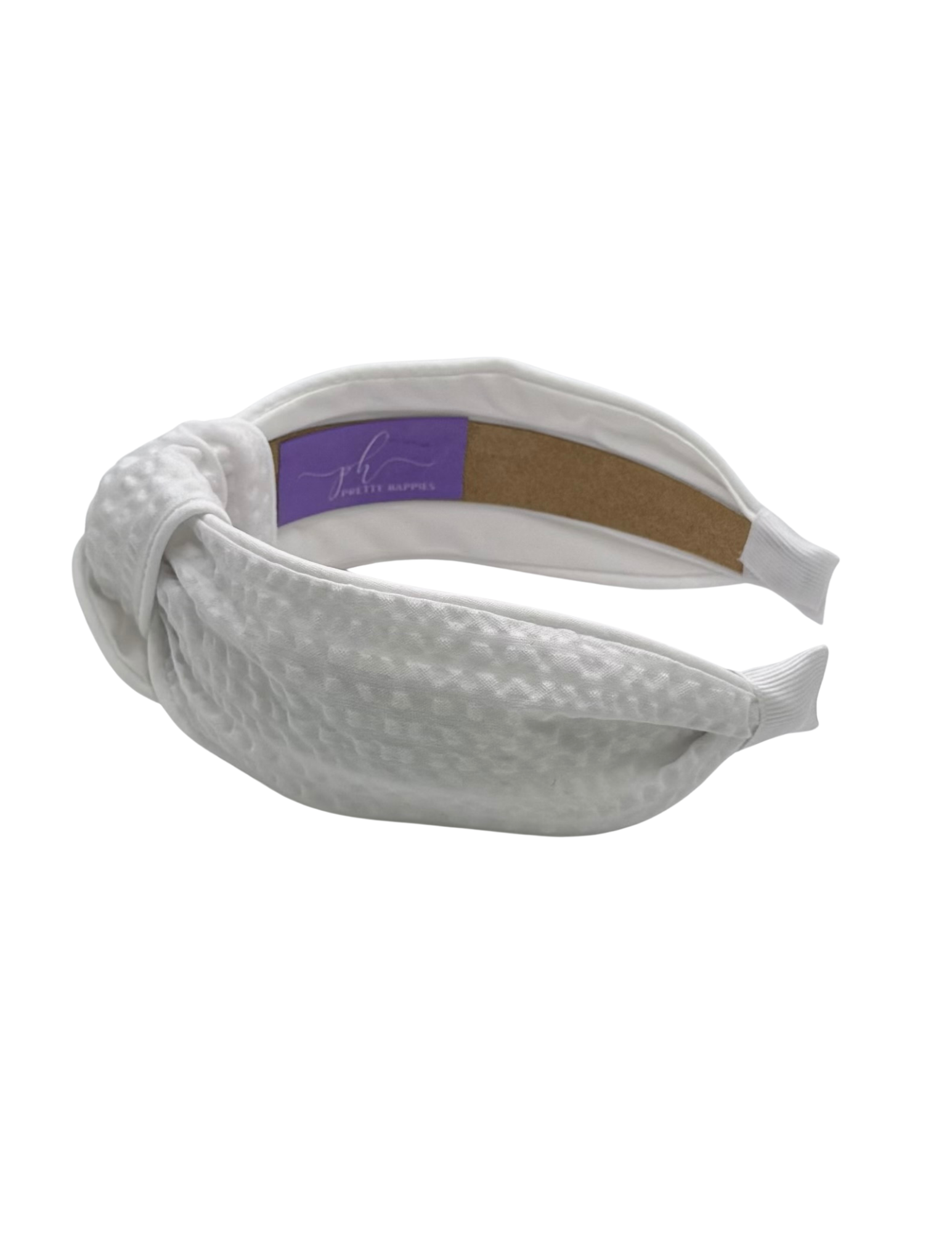 White Seersucker with White Piping