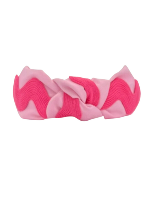Hot Pink Ric Rac on Pink