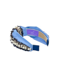 Load image into Gallery viewer, Powder Blue with Brown Tweed Pearl