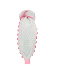 Load image into Gallery viewer, Pink Scallop on White Seersucker