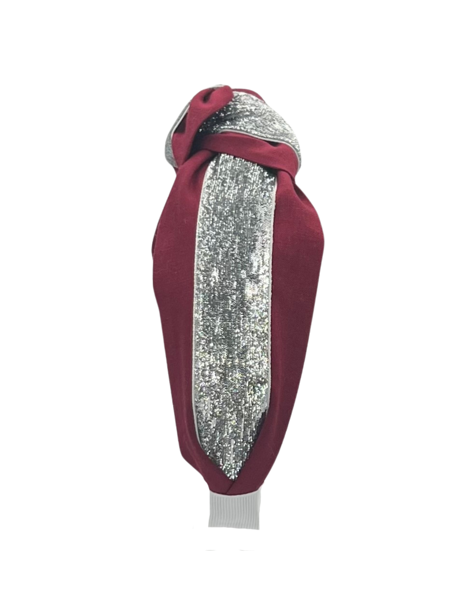 Maroon and Silver Stripe
