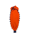 Load image into Gallery viewer, Navy Scallop on Orange