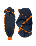 Load image into Gallery viewer, Orange Scallop on Navy