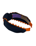 Load image into Gallery viewer, Orange Scallop on Navy