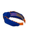 Load image into Gallery viewer, Orange Scallop on Royal Blue