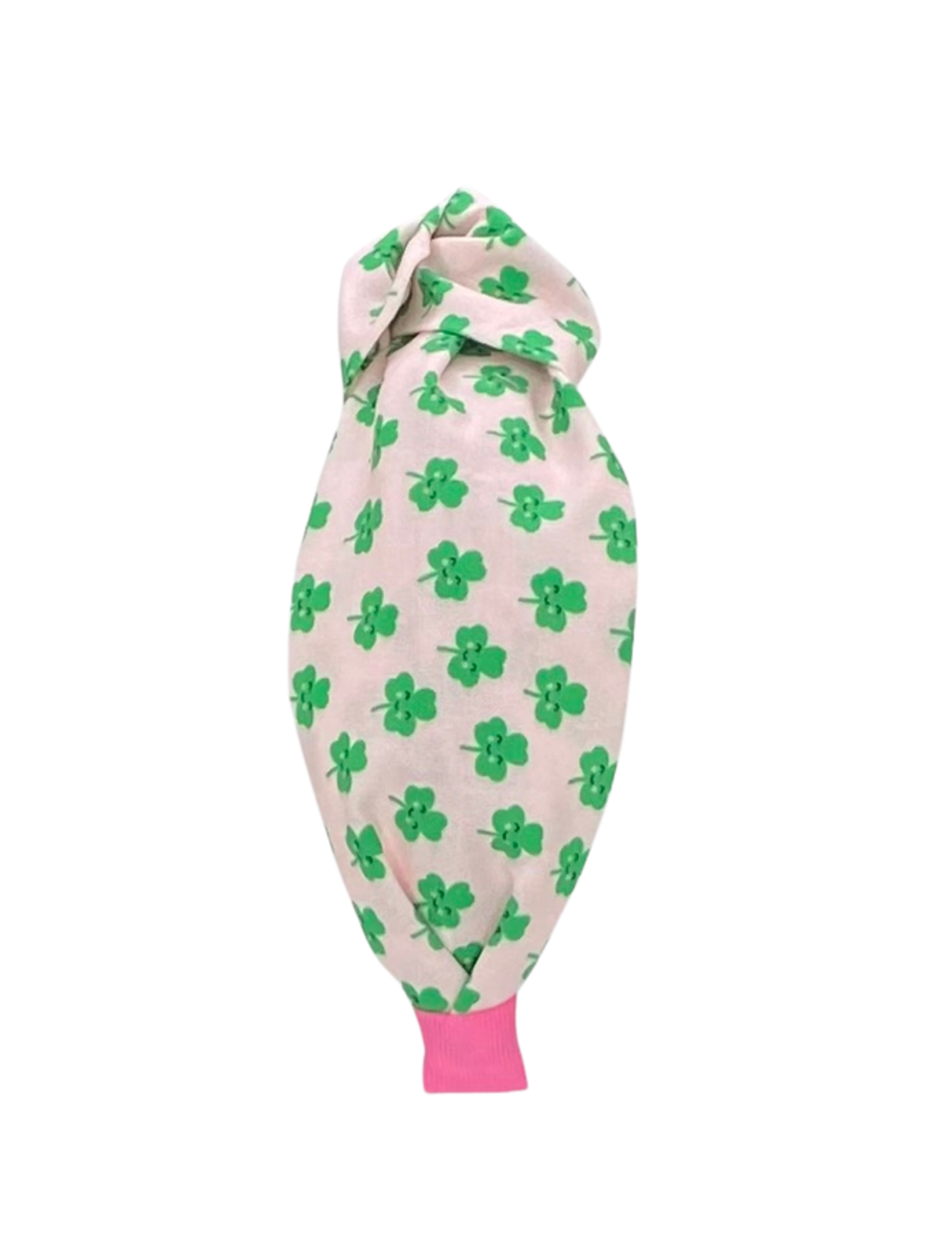 Smiling Clovers on Pink - St Patrick's Day
