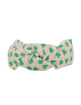 Load image into Gallery viewer, Smiling Clovers on Pink - St Patrick's Day