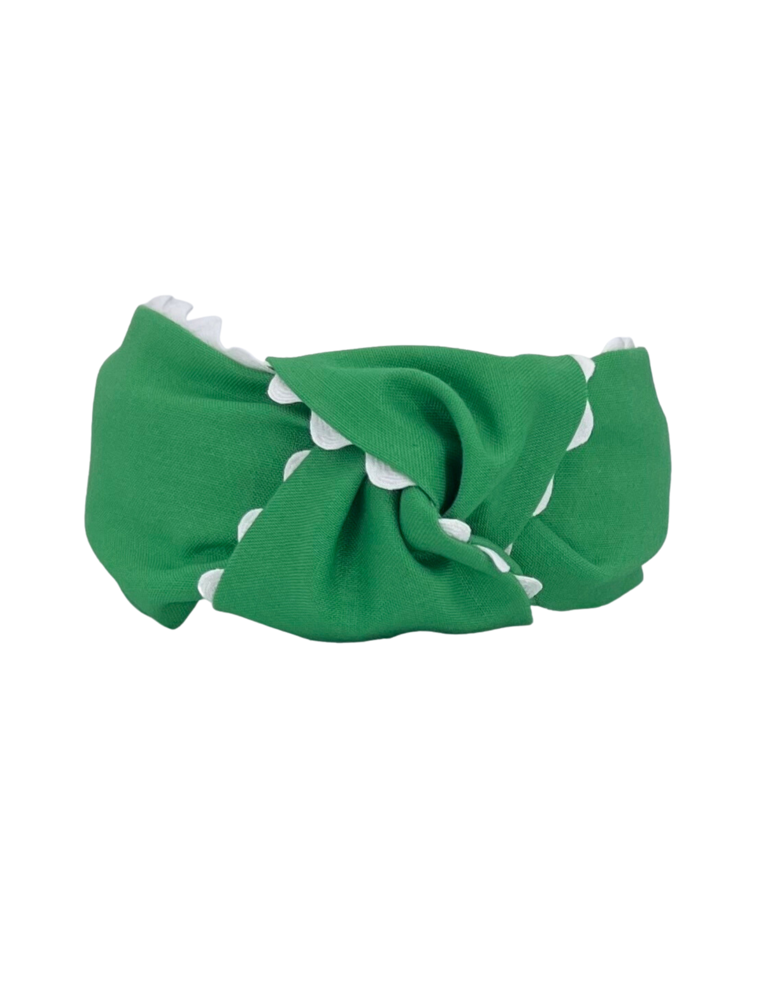 White Scallop on Green