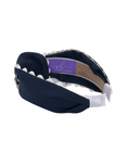 Load image into Gallery viewer, White Scallop on Navy