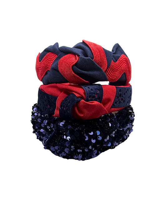 Navy  and Red Bundle of 3