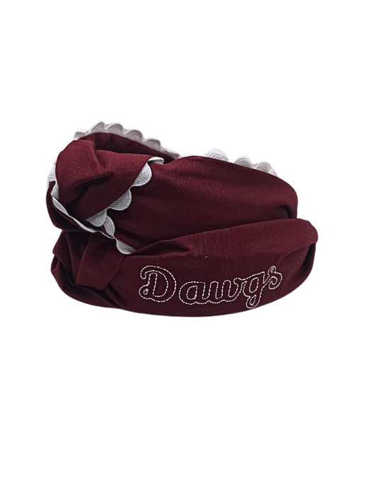 Maroon and White with Dawgs