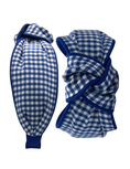 Load image into Gallery viewer, Royal Blue Gingham with Blue Piping
