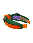 Load image into Gallery viewer, Orange Velvet Ribbon on Dark Green
