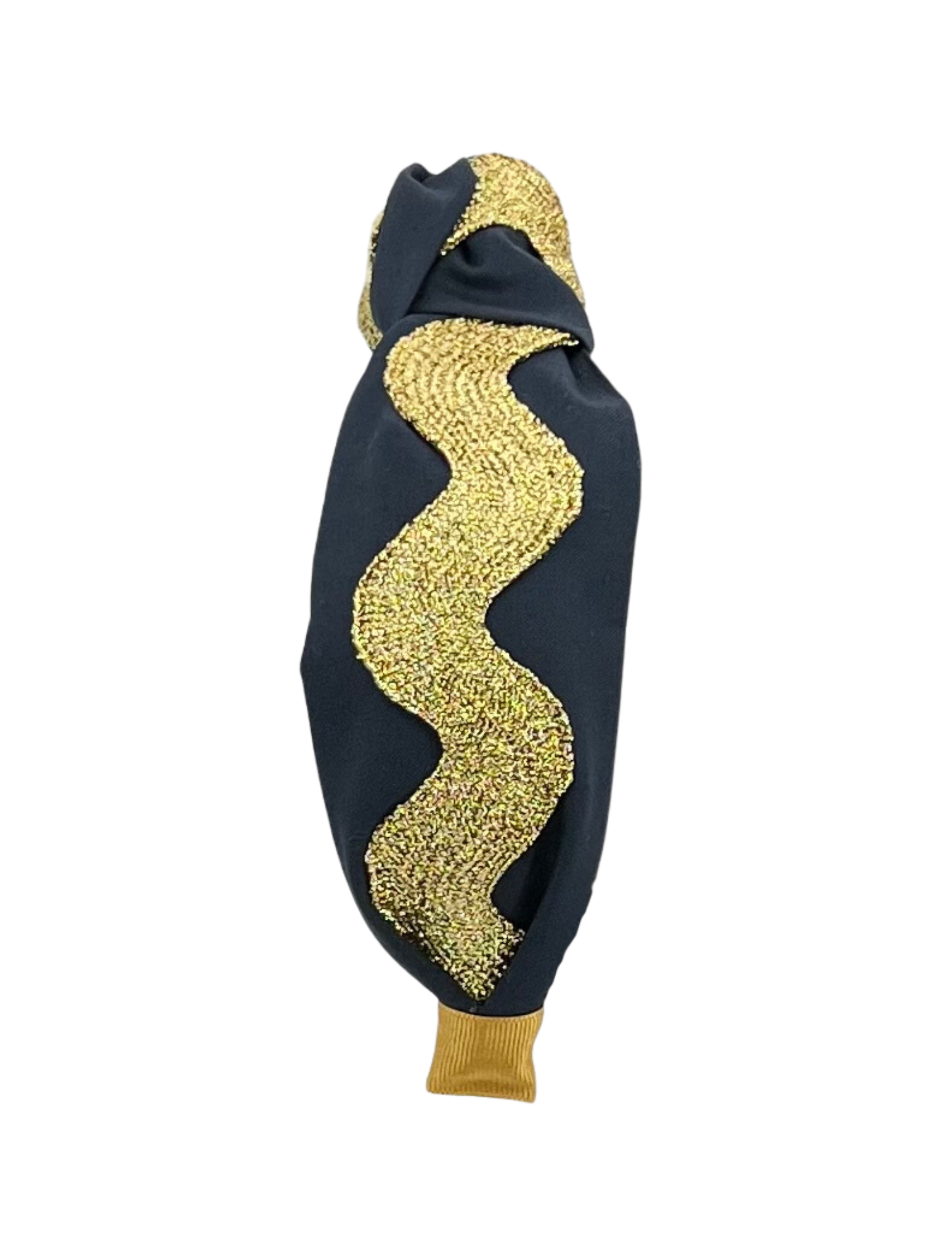Gold Ric Rac on Navy
