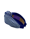 Load image into Gallery viewer, Royal Blue Gingham with Blue Piping
