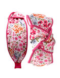 Load image into Gallery viewer, Bright Floral with Hot Pink Piping
