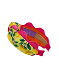 Load image into Gallery viewer, Bright Lemons with Large Pink Scallop
