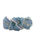 Load image into Gallery viewer, Soft Blue Magnolias with White Piping
