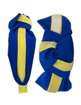 Load image into Gallery viewer, Yellow Gold Velvet Ribbon on Royal Blue
