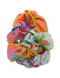 Load image into Gallery viewer, Orange and Pink Starfish with Yellow Piping
