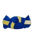 Load image into Gallery viewer, Yellow Gold Velvet Ribbon on Royal Blue
