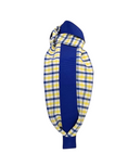 Load image into Gallery viewer, Royal Blue Ribbon on Blue and Yellow Plaid
