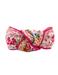 Load image into Gallery viewer, Florals in Pink with Bright Pink Piping

