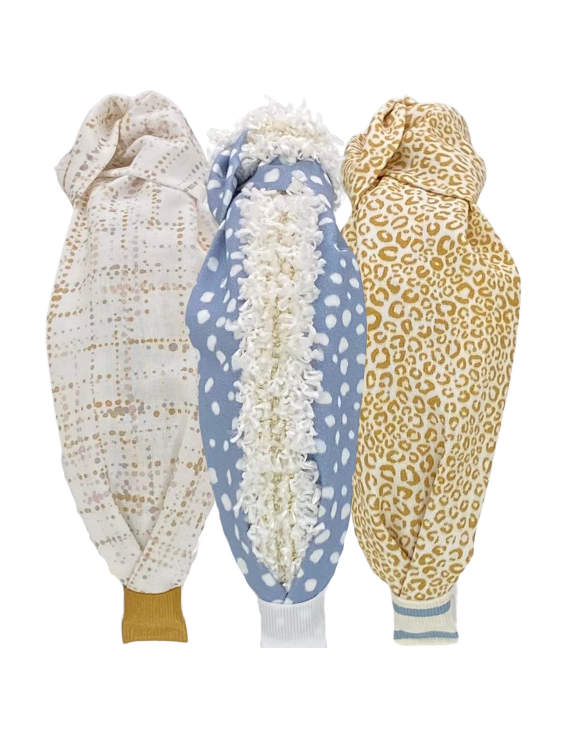 Metallic Strie on Cream