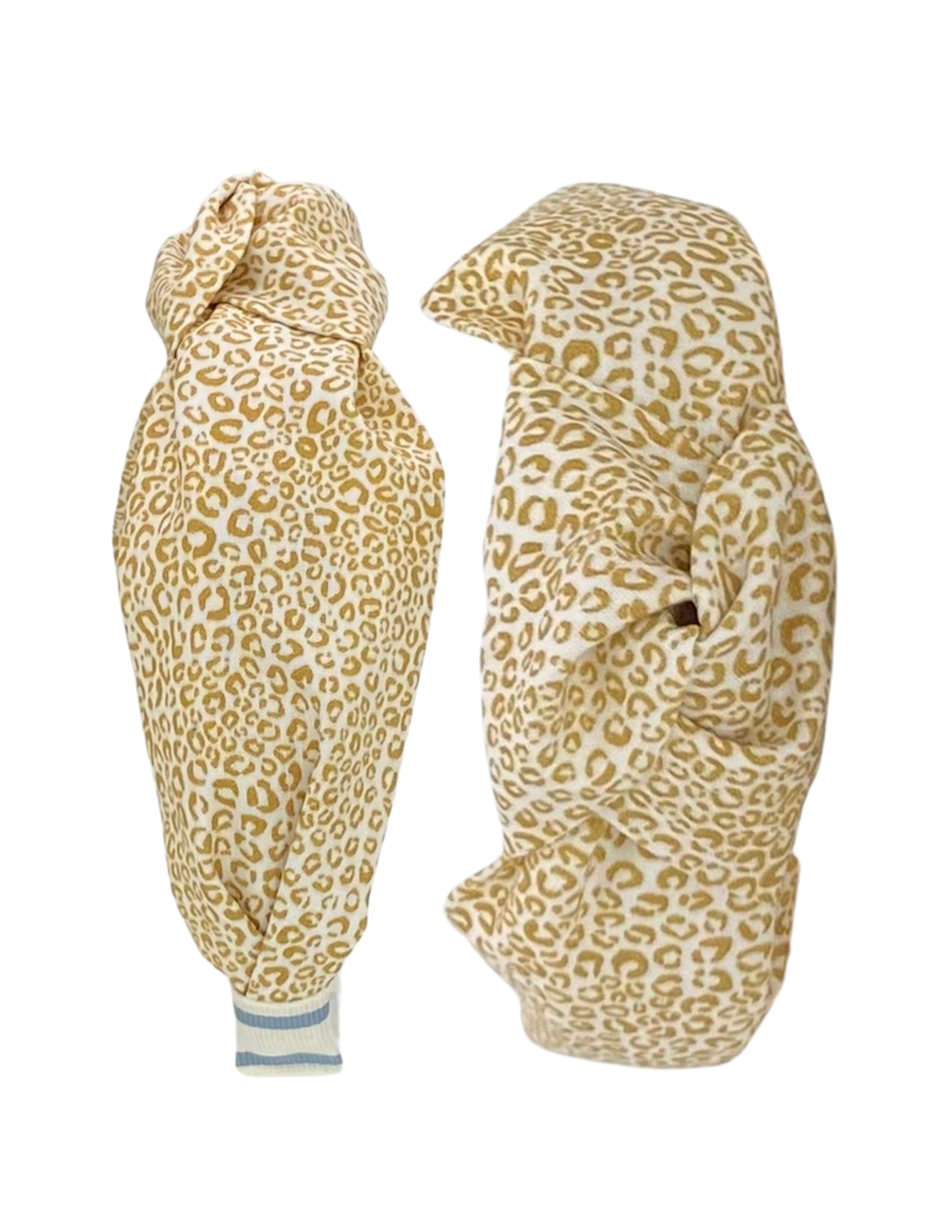 Gold Leopard with Stripe Tips