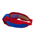 Load image into Gallery viewer, Powder Blue Velvet Ribbon on Red
