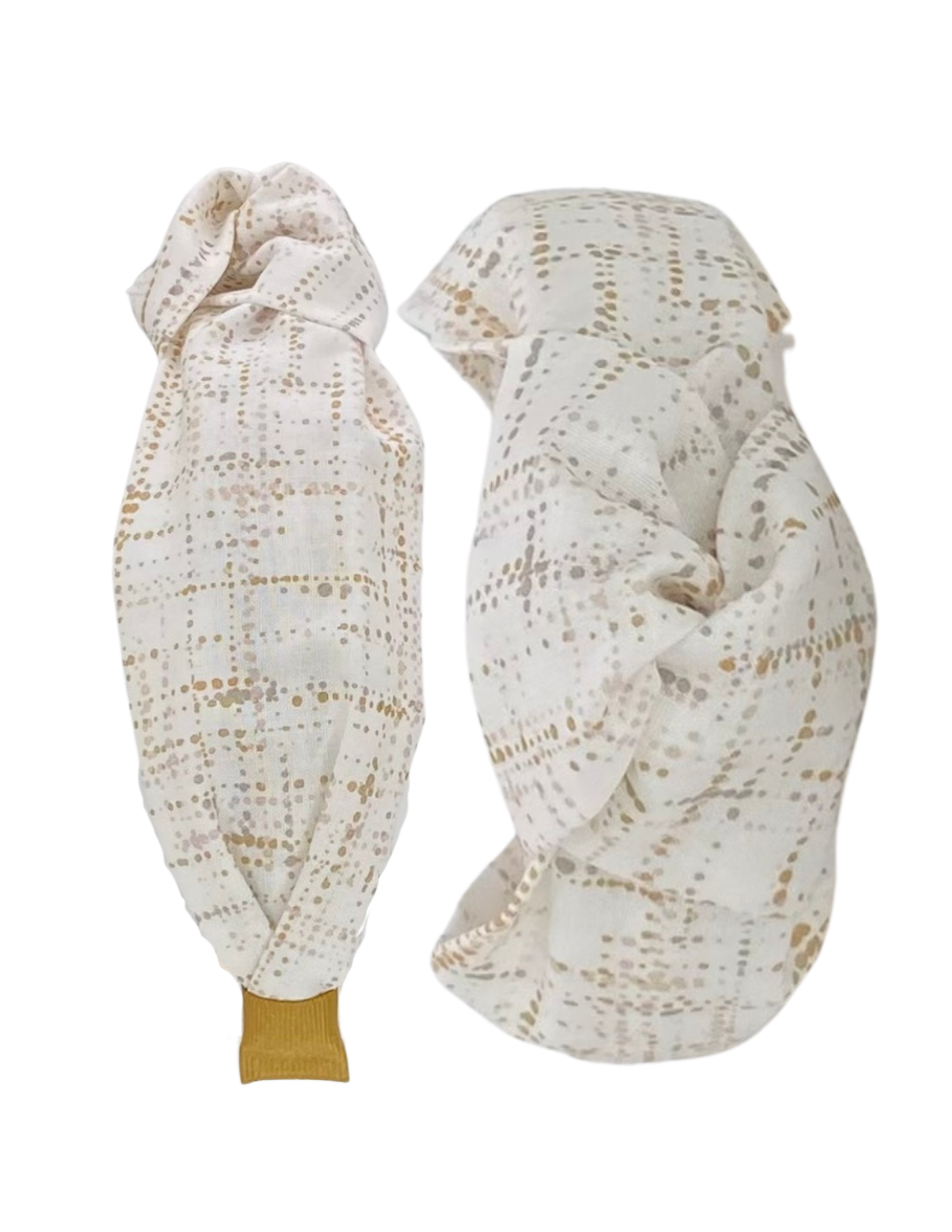 Metallic Strie on Cream