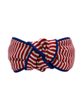Load image into Gallery viewer, Red Stripe with Blue Piping
